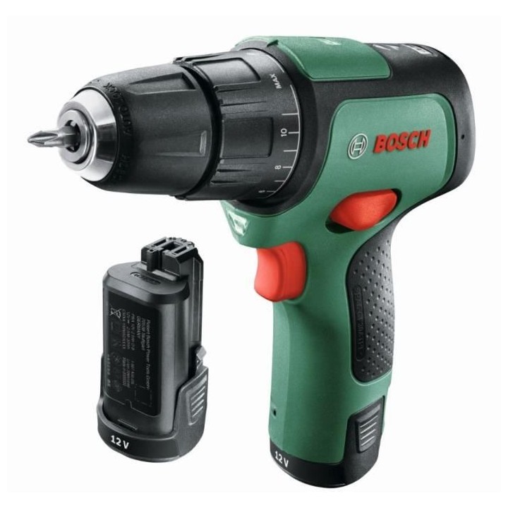 Perceuse a percussion sans-fil Bosch - EasyImpact 12 (Livrée avec 2 b