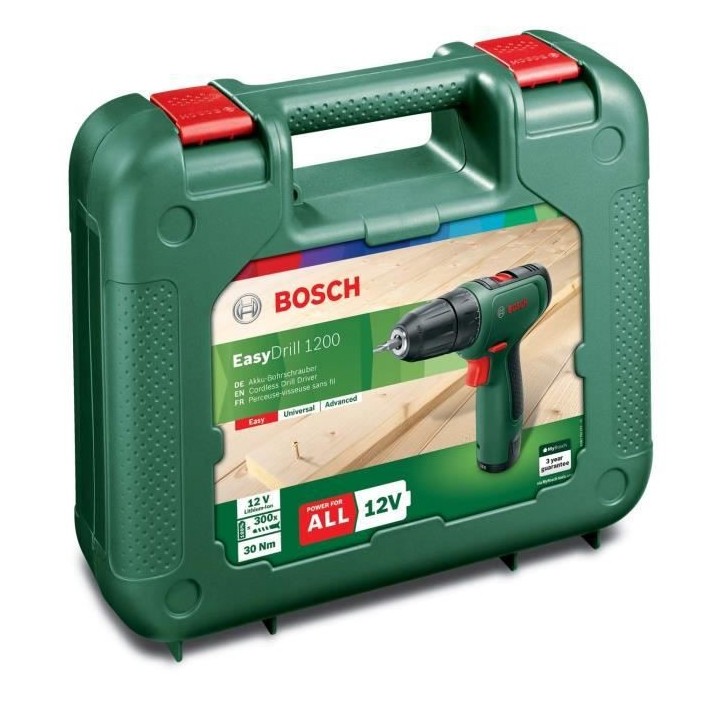 Perceuse-visseuse sans-fil Bosch - EasyDrill 1200 (Livrée avec 1 batt