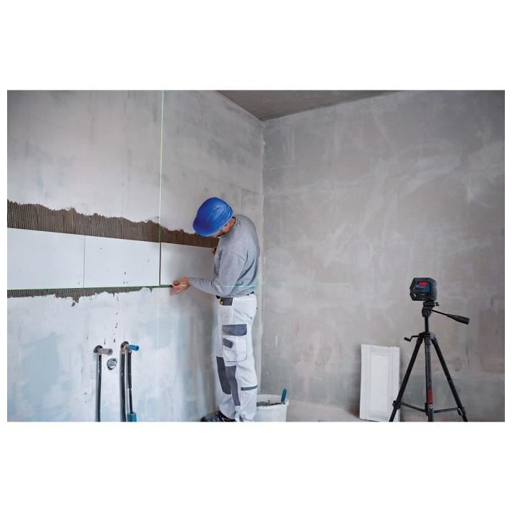 Laser vert 2 points et lignes GCL 2-50 G avec support RM 10 en boîte