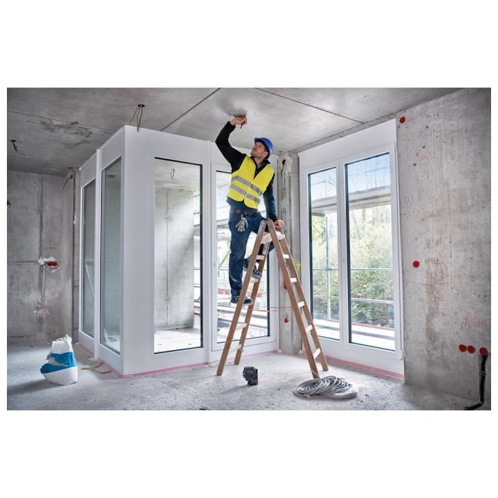 Laser vert 2 points et lignes GCL 2-50 G avec support RM 10 en boîte