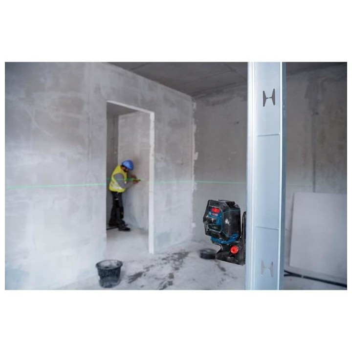 Laser vert 2 points et lignes GCL 2-50 G avec support RM 10 en boîte