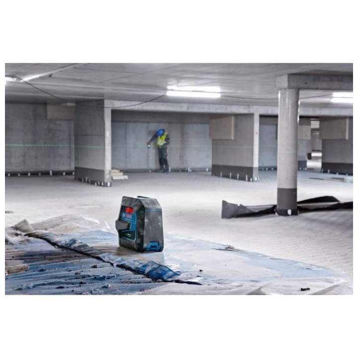 Laser vert 2 points et lignes GCL 2-50 G avec support RM 10 en boîte