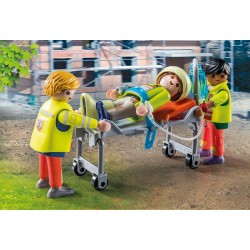 Playset Playmobil 71202 City Life Ambulance 67 Pièces