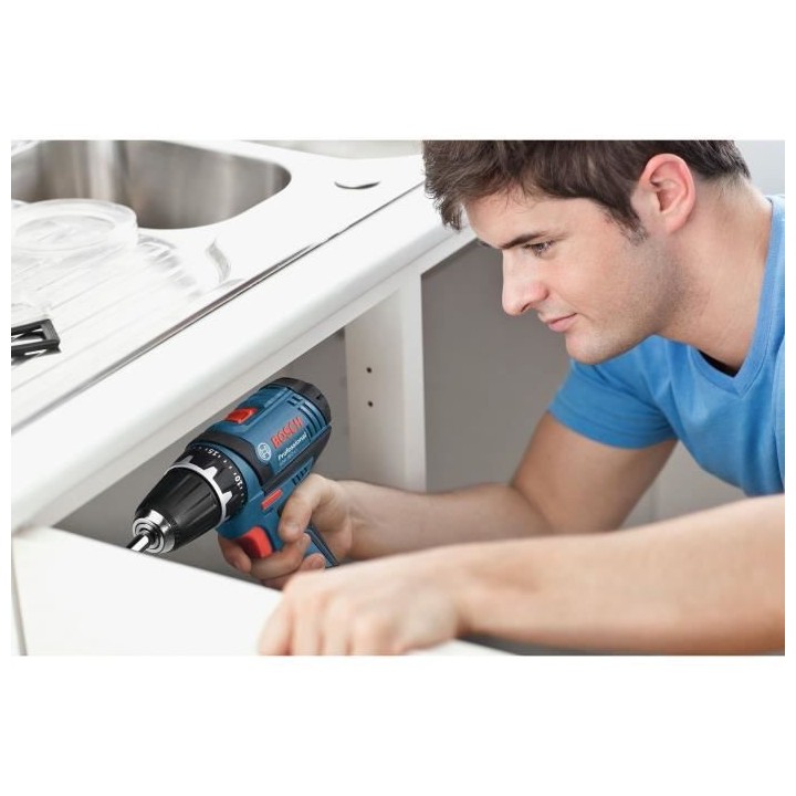 Perceuse visseuse Bosch Professional - GSR 18-2-LI (2 batteries de 2,0