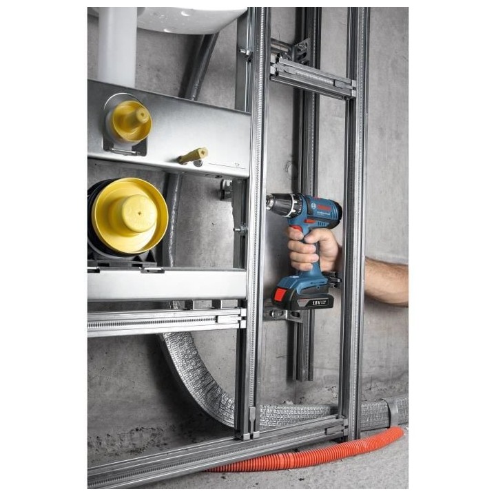 Perceuse visseuse Bosch Professional - GSR 18-2-LI (2 batteries de 2,0