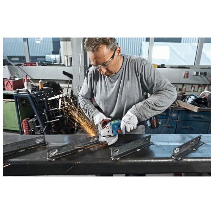 Meuleuse BOSCH PROFESSIONAL GWS 18V-15 SC - 2 batteries 5.5Ah ProCORE1