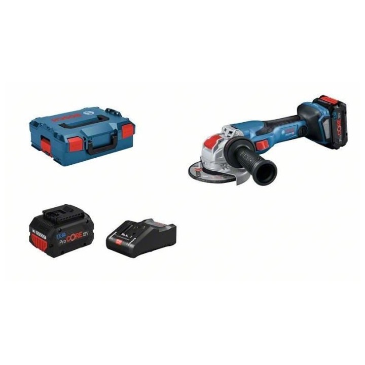 Meuleuse BOSCH PROFESSIONAL GWX 18V-15 C + 2 batteries 5,5Ah ProCORE18
