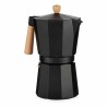 Cafetière Italienne Bois Aluminium 650 ml (12 Unités)