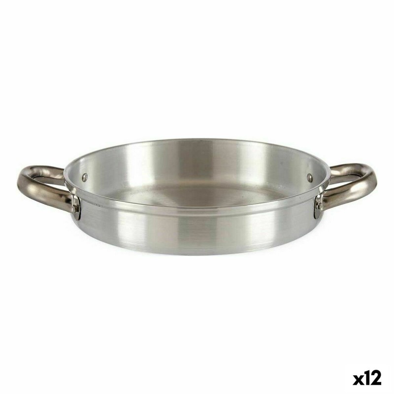 Poêle Ø 22 cm Argenté Aluminium (12 Unités)