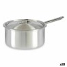 Casserole avec couvercle Ø 24 cm Argenté Aluminium 5 L (10 Unités)