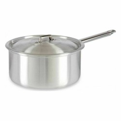 Casserole avec couvercle Ø 24 cm Argenté Aluminium 5 L (10 Unités)