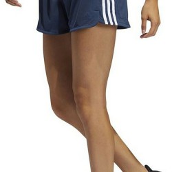 Short de Sport Adidas Knit Pacer 3 Stripes Femme Bleu foncé