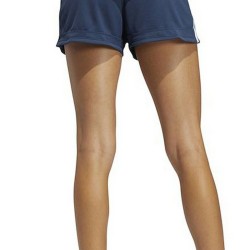 Short de Sport Adidas Knit Pacer 3 Stripes Femme Bleu foncé