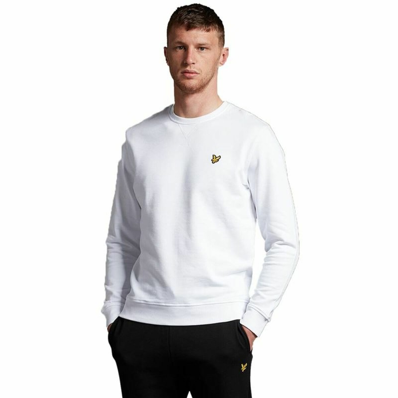 Sweat sans capuche homme Lyle & Scott V1 Crew Blanc