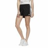 Short de Sport Adidas  3 Stripes  Noir