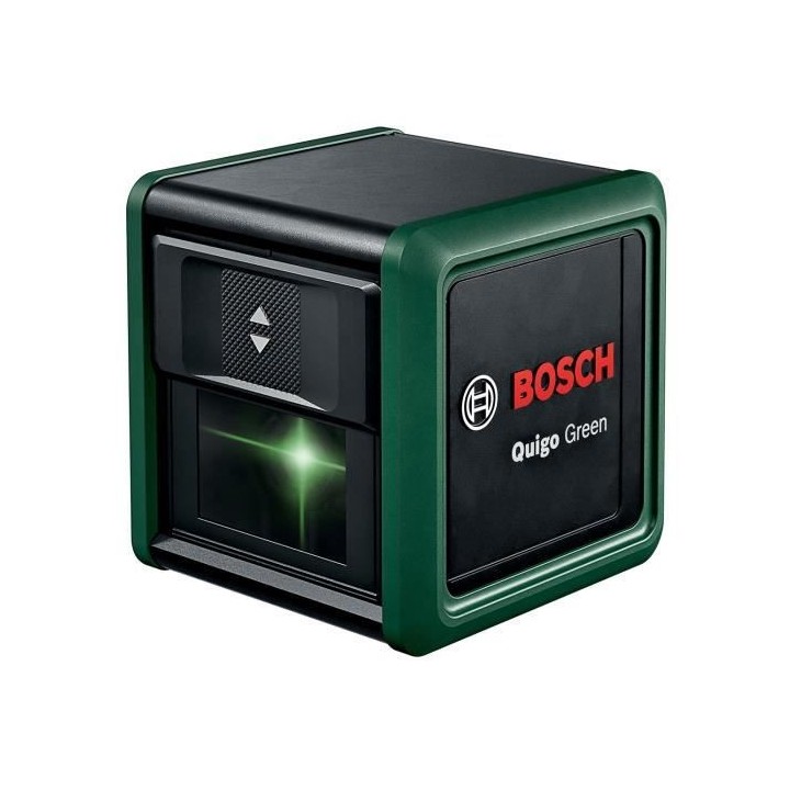 Laser lignes Bosch - Quigo Green (Livré avec 2 piles, une pince unive