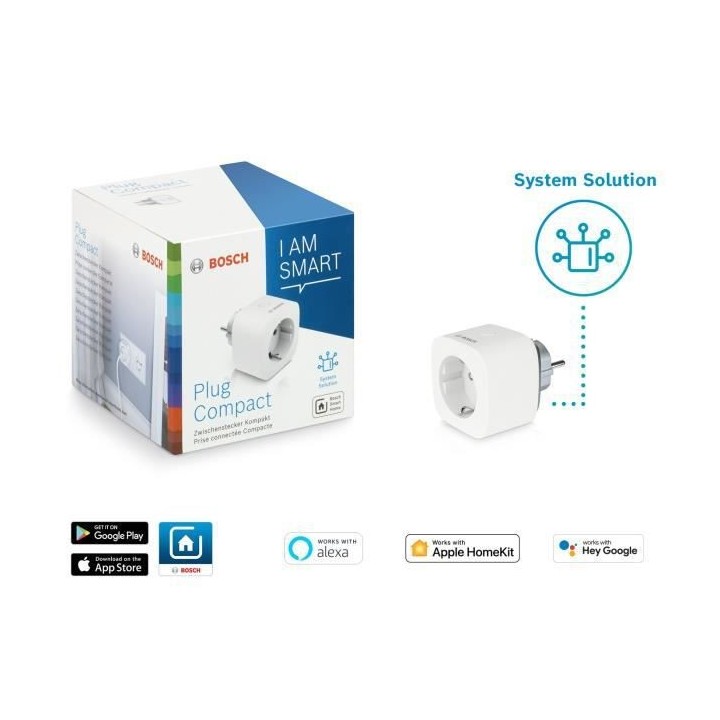Prise connectée compacte BOSCH SMART HOME (Livrée sans contrôleur S