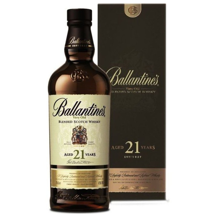 Whisky Ballantine's 21 ans - Blended whisky - Ecosse - 40%vol - 70cl