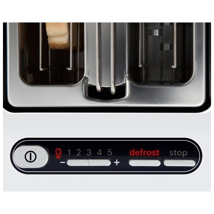 BOSCH TAT8611 Grille-pain Styline - Blanc