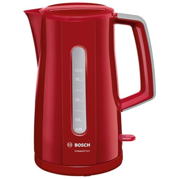 BOSCH TWK3A014 Bouilloire électrique CompactClass - Rouge