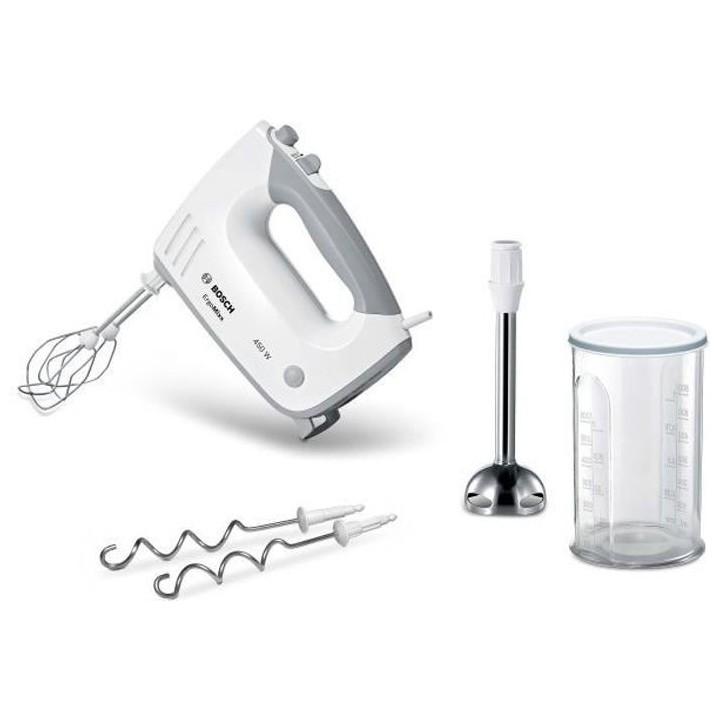 BOSCH MFQ36470 ERGOMIXX Batteur - Blanc/Gris