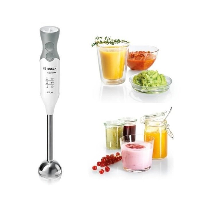 BOSCH MSM66150 ERGOMIXX Mixeur plongeant - Blanc/Gris