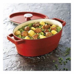 Casserole avec Couvercle Pyrex Slow Cook Fonte