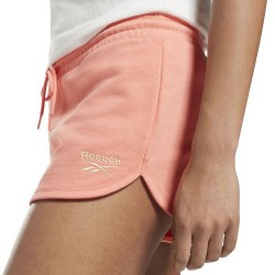 Short de Sport Reebok Identity French Terry Femme Saumon