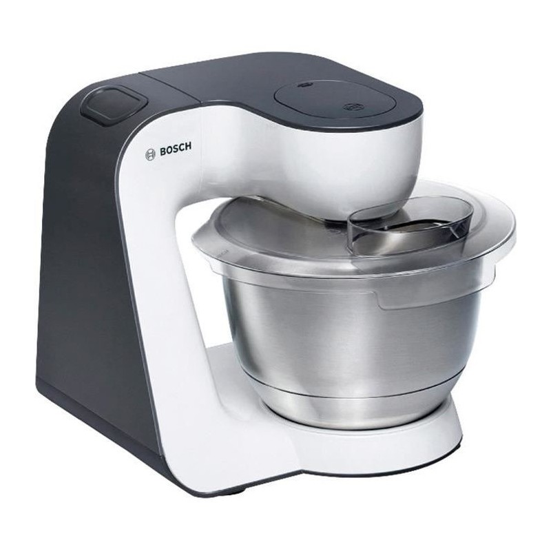 Kitchen machine - BOSH MUM50123 - Blanc/Gris - 800W - 4 vitesses + pulse - Bol 3,9L