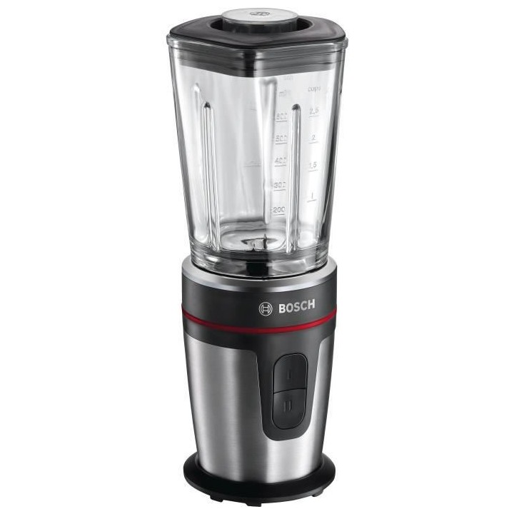 BOSCH Mini blender Mixx2Go - 350 W- 2 vitesses-Bol mixeur 600ml- Lames