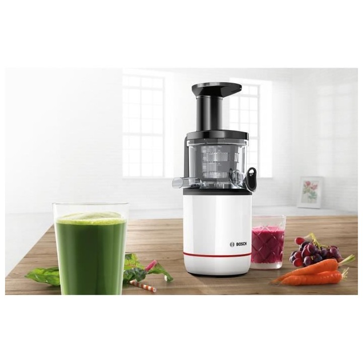 BOSCH MESM500W VITA EXTRACT Extracteur de jus - Blanc/Chrome