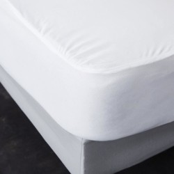 SWEETNIGHT Protege-matelas AXEL - Imperméable - Blanc - 140 x 190 / 200 cm