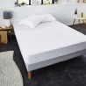 SWEETNIGHT Protege-matelas AXEL - Imperméable - Blanc - 140 x 190 / 200 cm