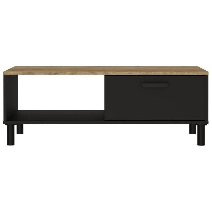 Ensemble Meuble TV+Table basse OXFORD - Style industriel - Mélaminé