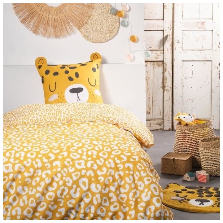 Parure de lit enfant TODAY Funny - 140x200 cm - 100% Coton - imprimé