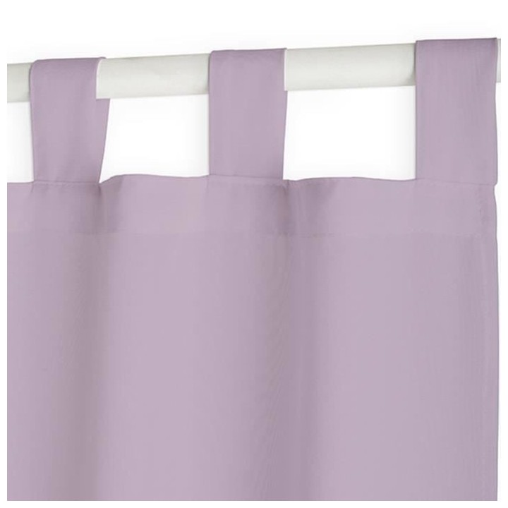 TODAY Rideau a Pattes 140X260 uni rose TODAY