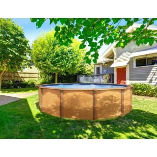 Kit Piscine hors sol acier TRIGANO Osmose - 395 x 132 cm - Ronde (Livr