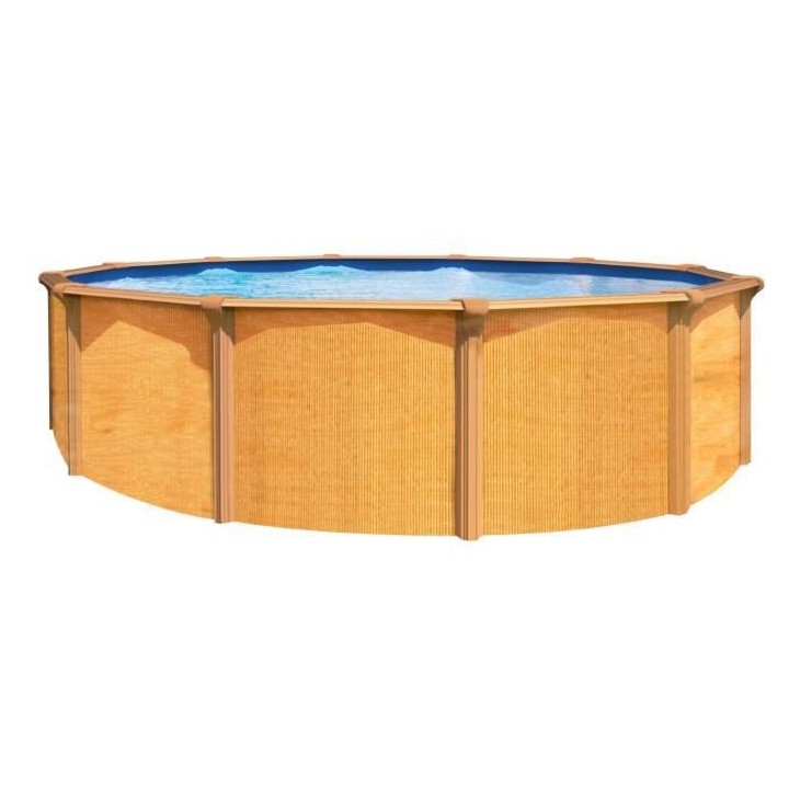 Kit Piscine hors sol acier TRIGANO Osmose - 395 x 132 cm - Ronde (Livr