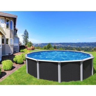 Kit Piscine hors sol acier TRIGANO Osmose - 395 x 132 cm - Ronde (Livr