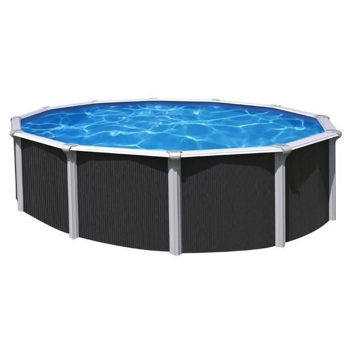 Kit Piscine hors sol acier TRIGANO Osmose - 395 x 132 cm - Ronde (Livr