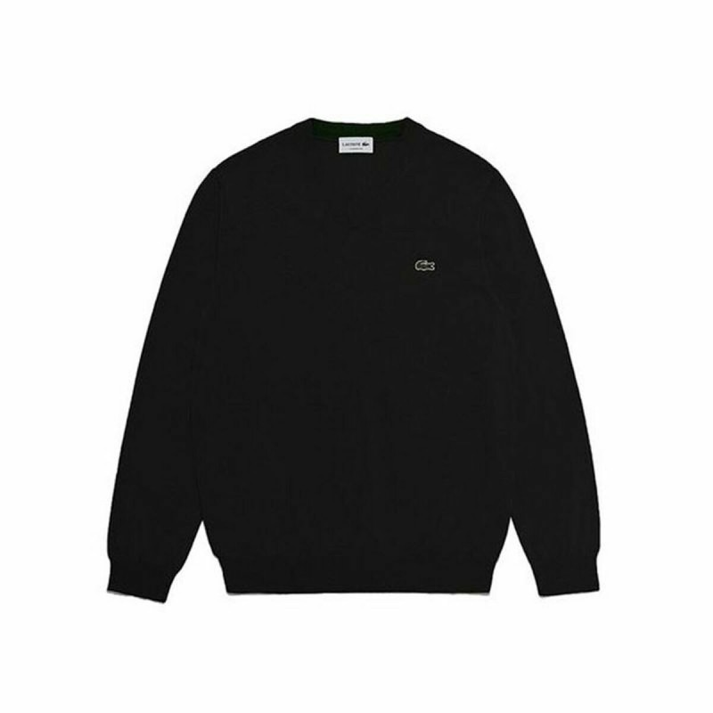 Sweat sans capuche homme Lacoste Noir