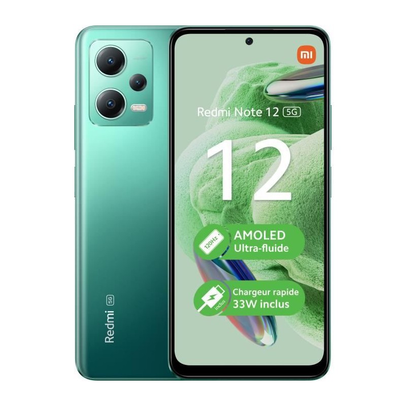 XIAOMI Redmi Note 12 128Go 5G Vert