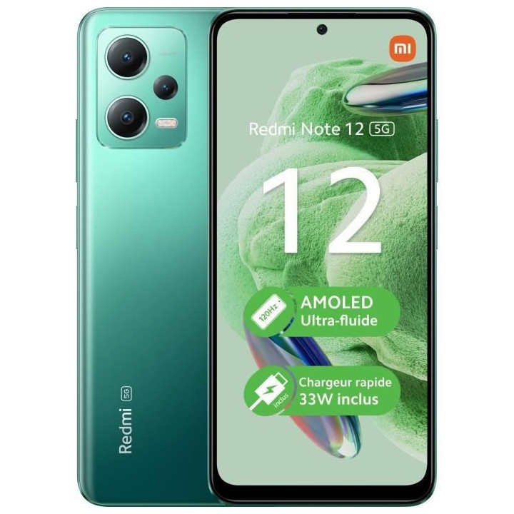 XIAOMI Redmi Note 12 128Go 5G Vert