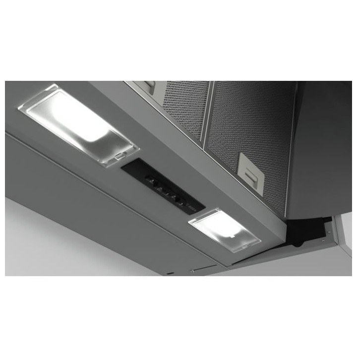 Hotte escamotable BOSCH DEM66AC00 - L 60 cm - Argent - Evacuation / Re