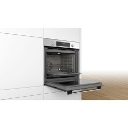 Four électrique encastrable - 71 L - Air pulsé - Nettoyage eco clean - 7 modes de cuisson - BOSCH HBA5560S0 - Inox