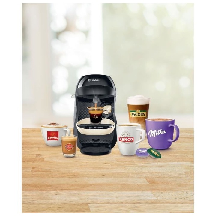 Machine a café multi-boissons vanille BOSCH Tassimo T10 HAPPY - Vanil