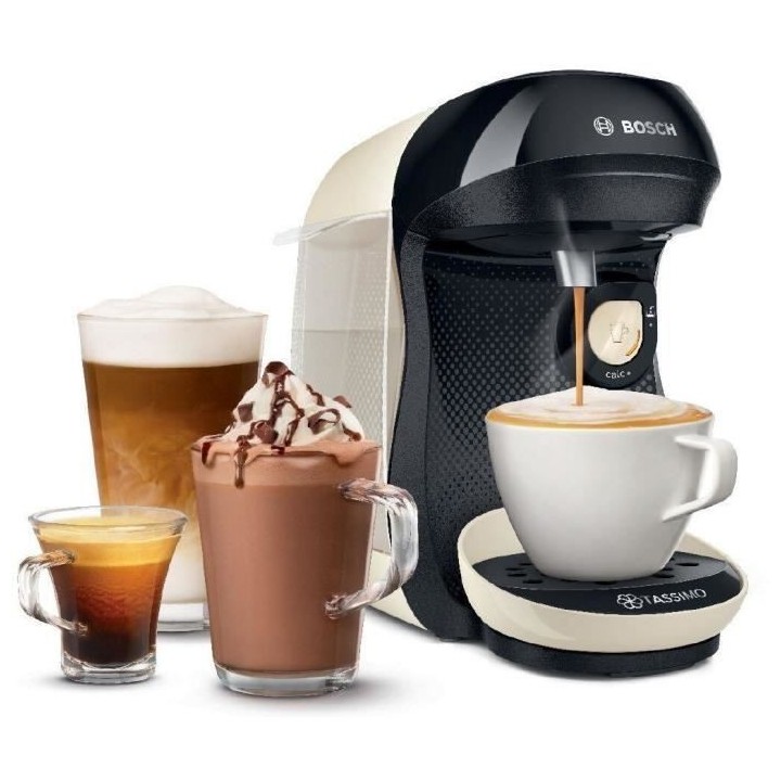 Machine a café multi-boissons vanille BOSCH Tassimo T10 HAPPY - Vanil