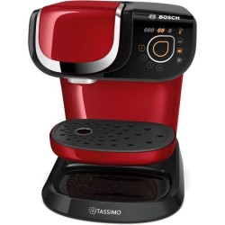 Machine a café TASSIMO BOSCH TAS6503 - Rouge - Multi-boissons - Réservoir d'eau 1,3L - Arret automatique