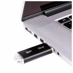 Clé USB Silicon Power SP032GBUF2U02V1K 32 GB USB 2.0 Noir 32 GB