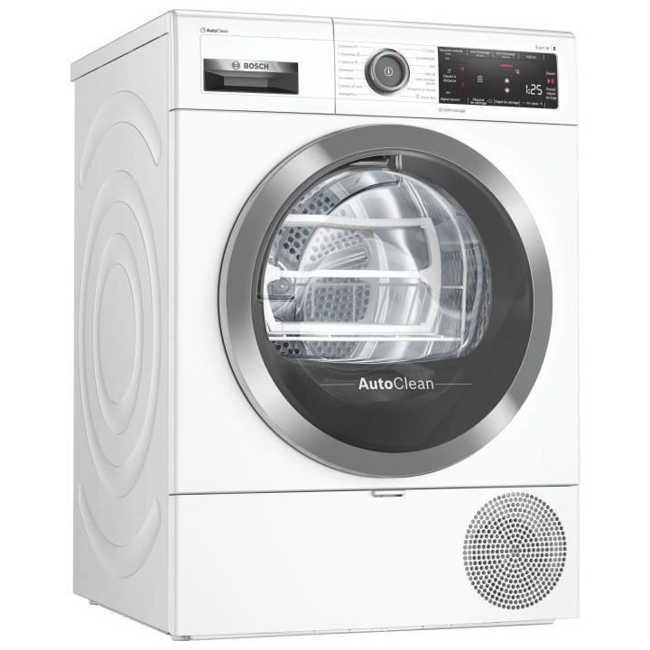 Seche-linge pompe a chaleur BOSCH WTX87KH9FF SER8 - 9 kg - AutoClean -